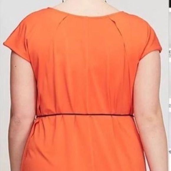 Lane Bryant Orange Tassel Belt Dress 18 20 Nwt - Picture 2 of 11
